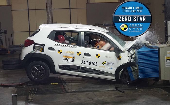 Renault Kwid earns zero stars in ASEAN NCAP crash test